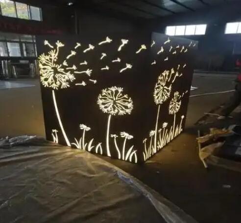 永清耐候钢灯箱